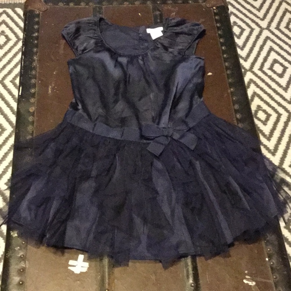 Girls navy blue dress sz 6/7